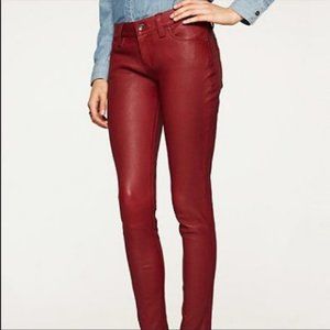 Lucky Brand Lamb Leather Skinny Pants